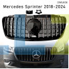 Μπροστινή μάσκα GT Mercedes Sprinter W907 2018-2024 - DMb808 - Изображение 3 - Sellzone.bg Μπροστινή μάσκα GT Mercedes Sprinter W907 2018-2024 - DMb808 - Изображение 3